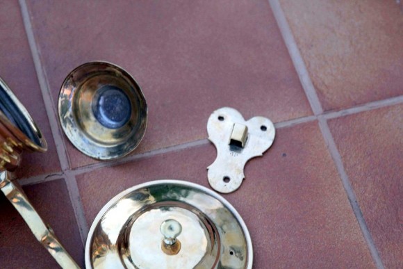 Классный рукомойник из латуни. Россия. Начало 20 века