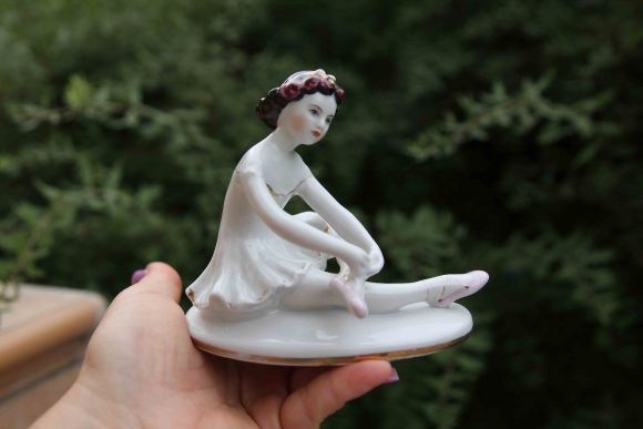 Юная балерина ЛФЗ. Фарфор