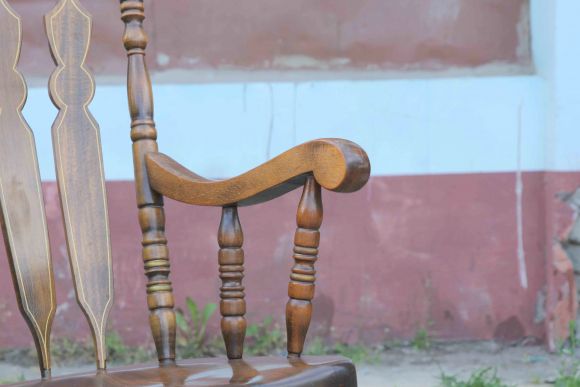 Винтажное кресло-качалка. Европа. Начало 20 века