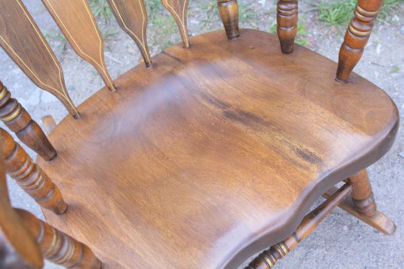 Винтажное кресло-качалка. Европа. Начало 20 века