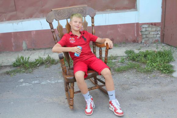 Винтажное кресло-качалка. Европа. Начало 20 века