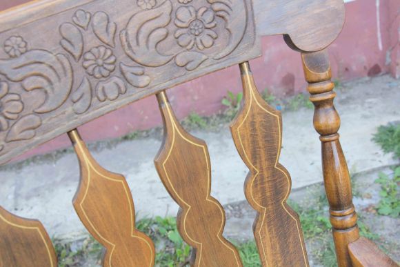 Винтажное кресло-качалка. Европа. Начало 20 века