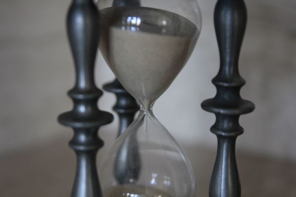 Антикварные песочные часы. Европа. Конец 19 века