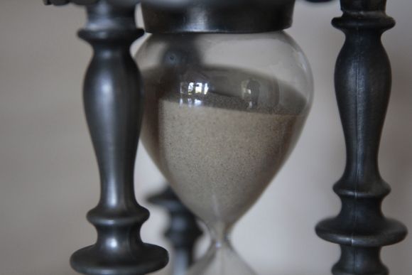 Антикварные песочные часы. Европа. Конец 19 века