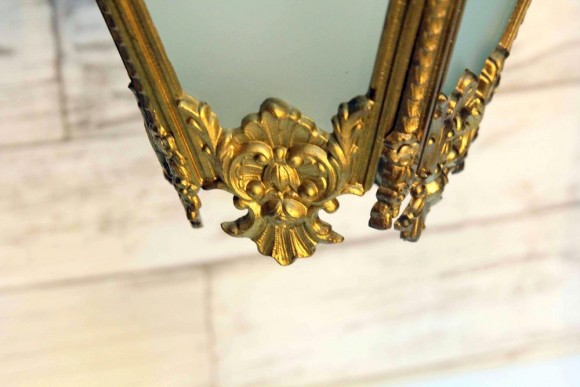 Старинная латунная люстра. Литье. Европа. Начало 20 века