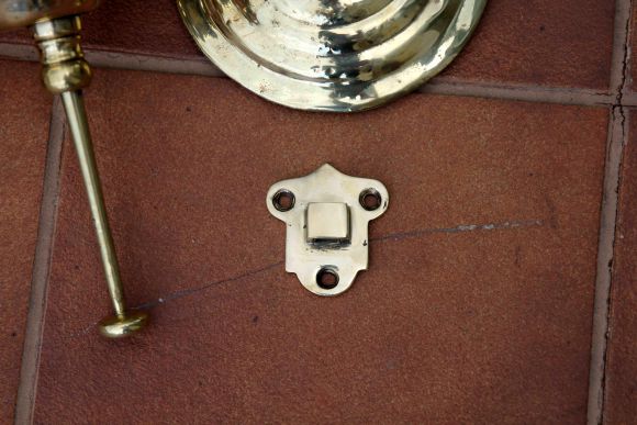 Старенький латунный рукомойник из СССР