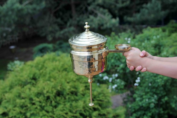 Старенький латунный рукомойник из СССР