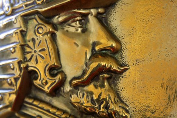 Ослепительное панно ПОРТРЕТ ВОИНА - РЫЦАРЯ - ГЕРОЯ!