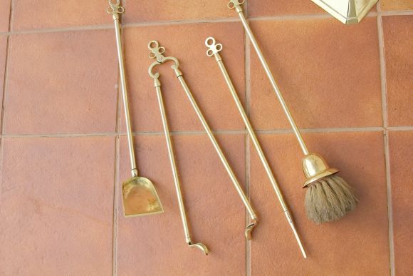 Антикварные каминные аксессуары