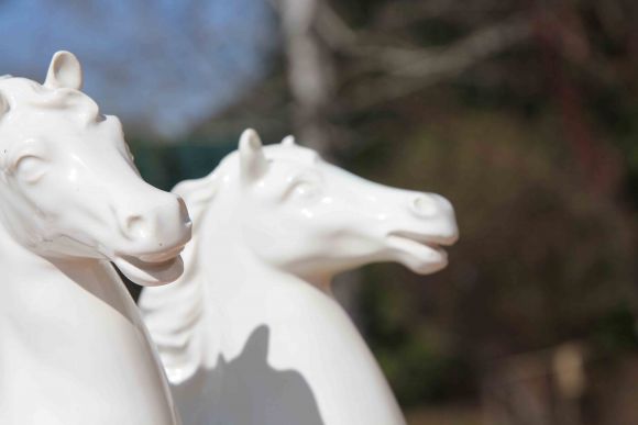 Потрясающая статуэтка лошади . Европа. Начало 20 века