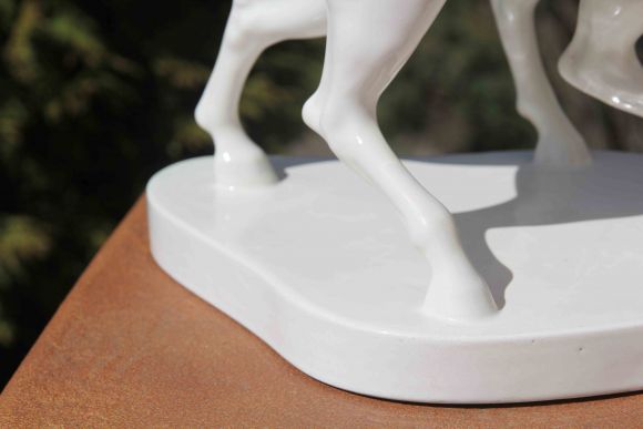 Потрясающая статуэтка лошади . Европа. Начало 20 века