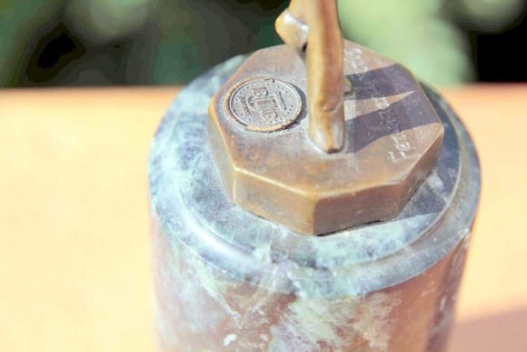 Бронзовая Балерина на мраморном постаменте. Европа. Начало 20 века