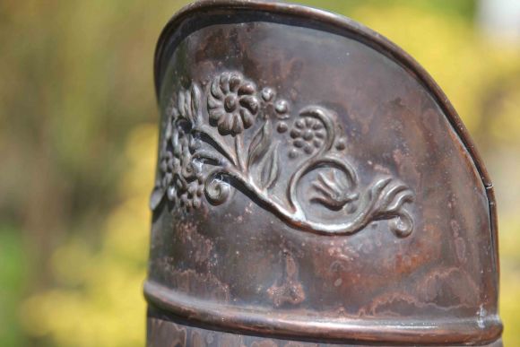 Старый неполированный зольник. Медь. Европа