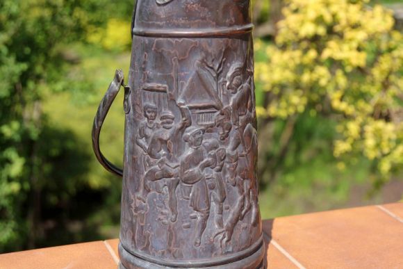 Старый неполированный зольник. Медь. Европа