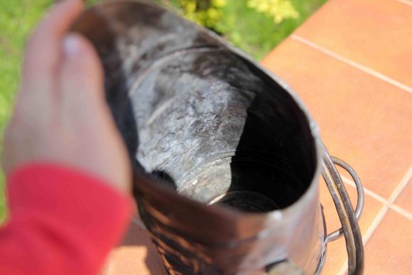 Старый неполированный зольник. Медь. Европа