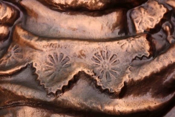 Медный огромный портрет Рубенса. Диаметр 57 см