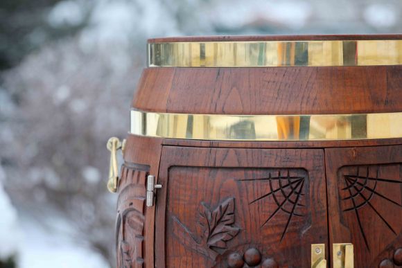 Деревянная бочка бар ручная работа. Европа.Начало 20 века