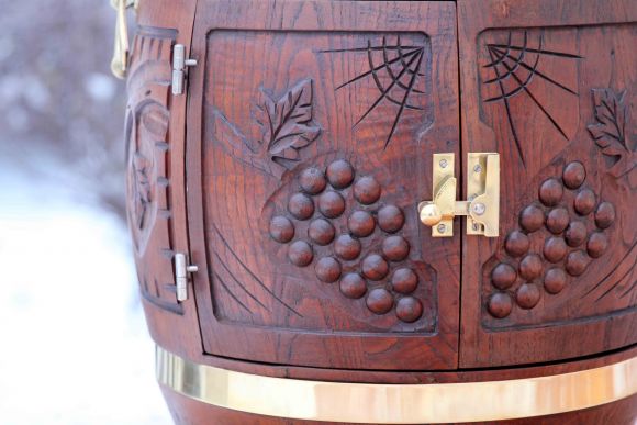 Деревянная бочка бар ручная работа. Европа.Начало 20 века