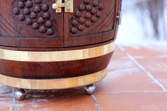 Деревянная бочка бар ручная работа. Европа.Начало 20 века