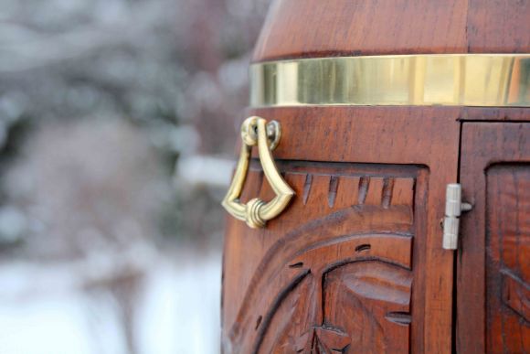 Деревянная бочка бар ручная работа. Европа.Начало 20 века