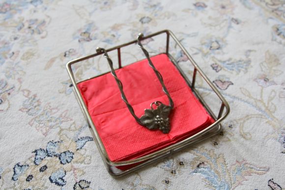 Интересная антикварная салфетница. Европа. Начало 20 века