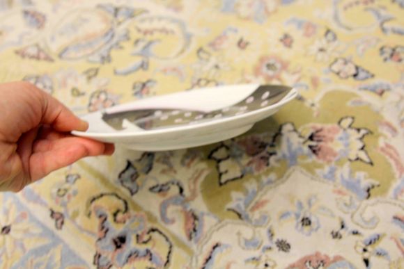 Винтажная тарелка НОЧКА ЛФЗ художник Ю.Жукова