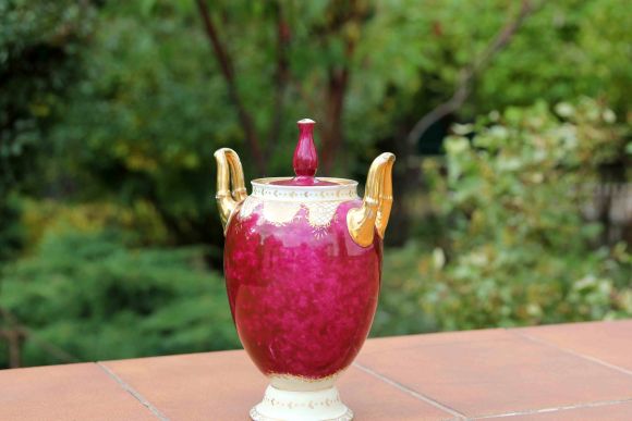 Очень красивая старинная ваза. Европа. Конец 19 в.