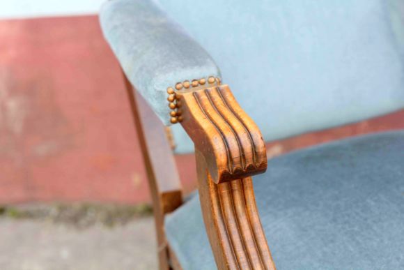 Очень уютное винтажное кресло. Европа. Начало 20 века