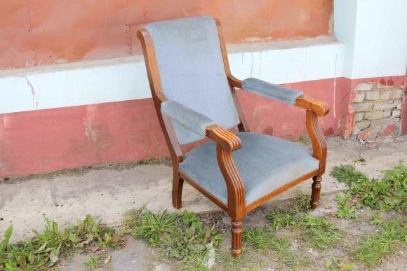 Очень уютное винтажное кресло. Европа. Начало 20 века