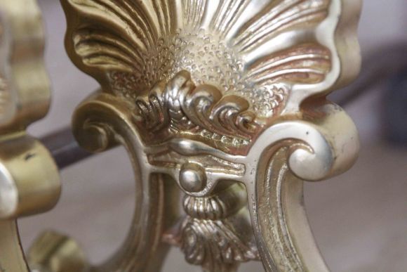 Старинная подставка под дрова - таганы "РАКУШКИ"