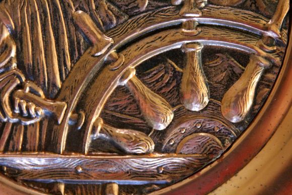 Медное панно МОРЯЧОК