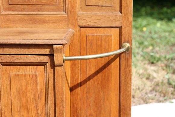 Антикварная прихожая из массива дуба. Европа. Начало 20 века