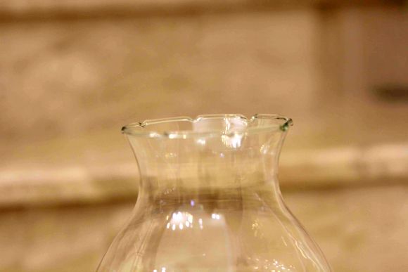 Невероятно красивая антикварная керосиновая лампа. Европа. Начало 20 века