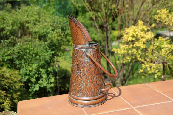 Винтажный голландский зольник в патине. Середина 20 вв