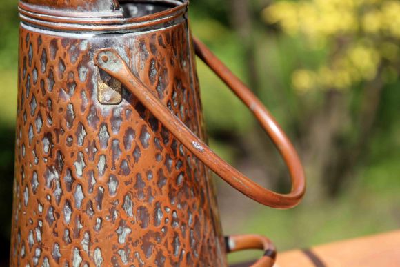 Винтажный голландский зольник в патине. Середина 20 вв