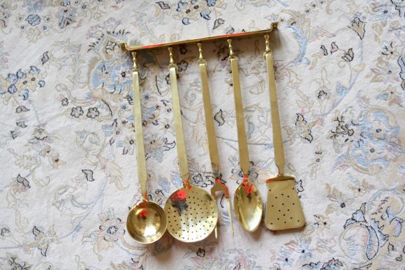 Красивый антикварный, кухонный набор. Европа. Начало 20 века