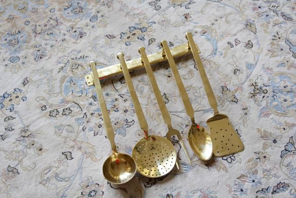 Красивый антикварный, кухонный набор. Европа. Начало 20 века