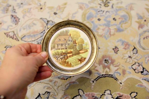 Милые посеребренные блюдечки. Европа. Начало 20 века