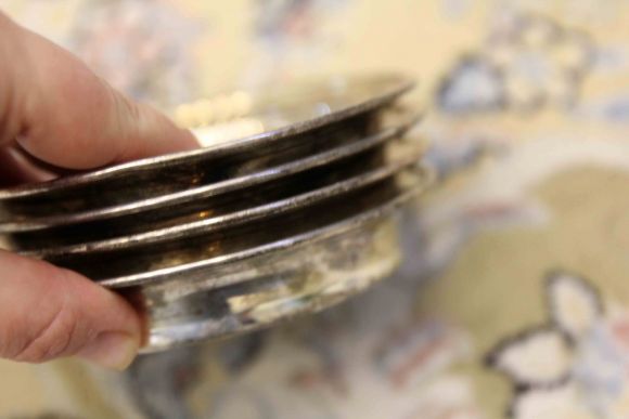 Милые посеребренные блюдечки. Европа. Начало 20 века