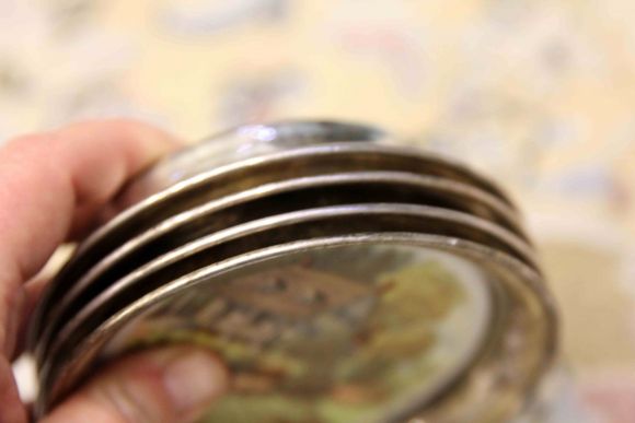 Милые посеребренные блюдечки. Европа. Начало 20 века