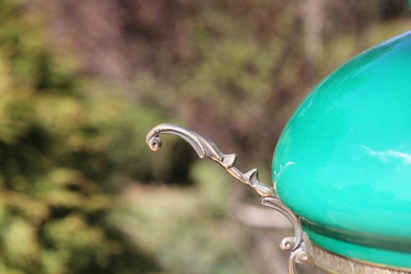 Очень эффектная антикварная лампа. Европа. Начало 20 века