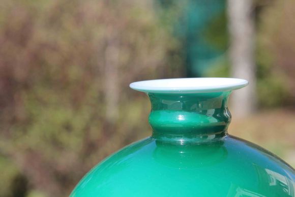 Очень эффектная антикварная лампа. Европа. Начало 20 века