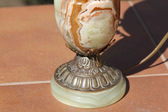 Очень эффектная антикварная лампа. Европа. Начало 20 века