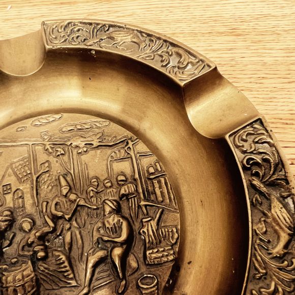 Винтажная огромная пепельница. Европа. Начало 20 века