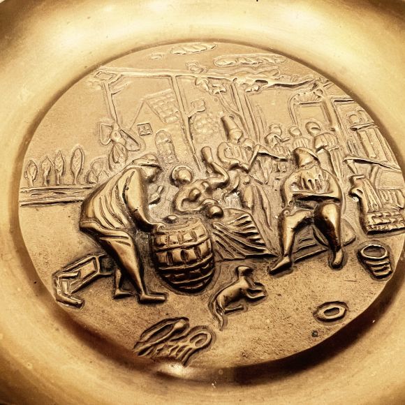 Винтажная огромная пепельница. Европа. Начало 20 века