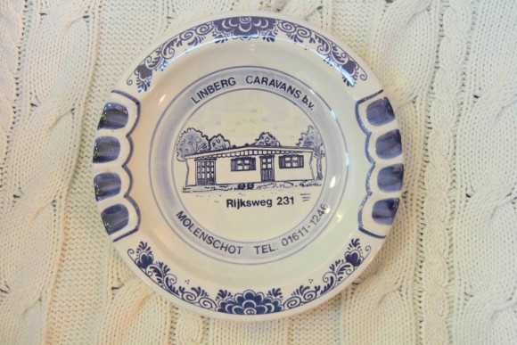 Дельфийская Фарфоровая сигарная пепельница