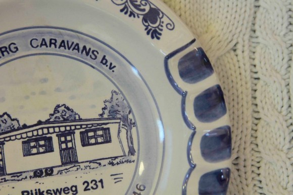 Дельфийская Фарфоровая сигарная пепельница