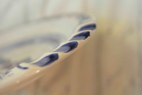 Дельфийская Фарфоровая сигарная пепельница