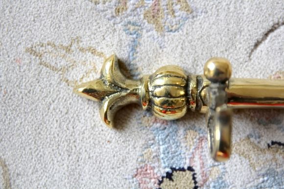 Полностью бронзовая Антикварная вешалка