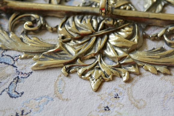 Полностью бронзовая Антикварная вешалка